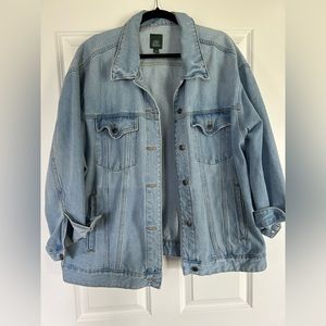 Oversized Denim Trucker Jacket